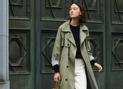 Chiếc áo khoác trench coat khuấy đảo khúc giao mùa cuối năm