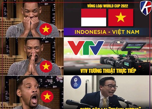 Dân mạng hừng hực khí thế chế ảnh Việt Nam quyết hạ Indonesia