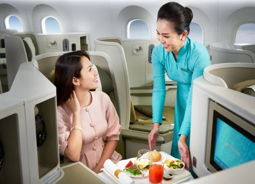 Dịch vụ 4 sao của Vietnam Airlines chinh phục khách hàng doanh nhân