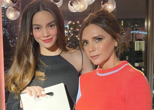 Đứng chung khung hình với Victoria Beckham, nhan sắc Hồ Ngọc Hà được đánh giá ra sao?