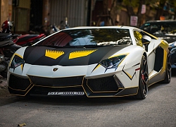 Lamborghini Aventador độ ống xả khủng, lột xác với decal mới