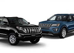 Xe 7 chỗ cao cấp: Toyota Land Cruiser Prado bám đuổi doanh số Ford Explorer