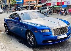 Xe Rolls-Royce Wraith hơn 10 tỷ khoác áo "màu độc" ở Sài Gòn