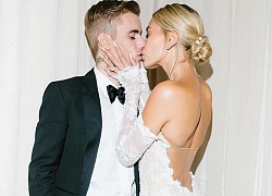 Chiếc váy cưới tôn vòng ngực và tấm lưng ong của Hailey Bieber