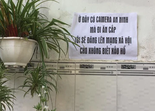 Lời nhắn nhủ của gia chủ dành cho những tên trộm có liêm sỉ và biết xấu hổ khiến dân mạng bật cười