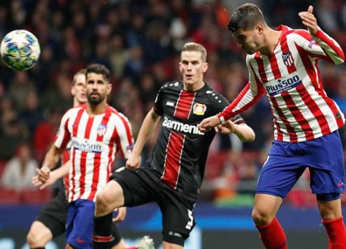 Bóng đá cúp C1 Atletico Madrid - Leverkusen: Alvaro Morata hóa người hùng