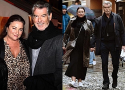 'Điệp viên 007' Pierce Brosnan nắm tay vợ dạo phố