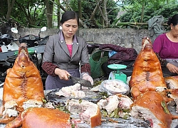 Ngắm "rừng" lợn quay ở Lạng Sơn, ai cũng phát thèm