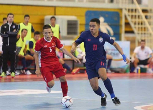 Futsal Việt Nam vẫn còn dưới cơ Thái Lan