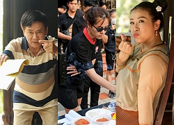 Hé lộ ảnh hậu trường web-drama 'Ma', vợ chồng Kiều Linh - Mai Sơn nhắng nhít nhưng Nam Thư mới bất ngờ