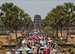 Khách quốc tế đến kỳ quan Angkor của Campuchia ngày một thưa thớt