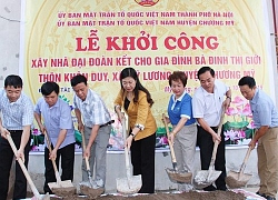 Khởi công xây dựng nhà Đại đoàn kết cho hộ nghèo