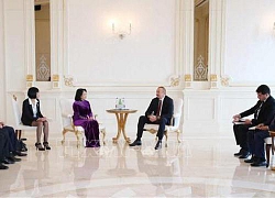 Phó Chủ tịch nước Đặng Thị Ngọc Thịnh hội kiến Tổng thống Azerbaijan Ilham Aliyev