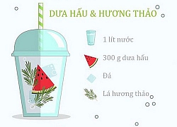 6 công thức nước detox dễ làm