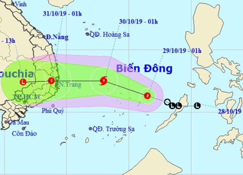 Bình Định - Ninh Thuận có thể đón bão trong 2 ngày tới