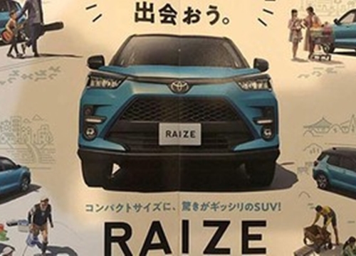 Lộ diện xe giá rẻ Toyota Raize 2020 "đấu" Ford EcoSport