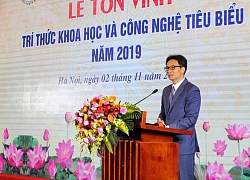 Tôn vinh 112 trí thức khoa học và công nghệ tiêu biểu năm 2019