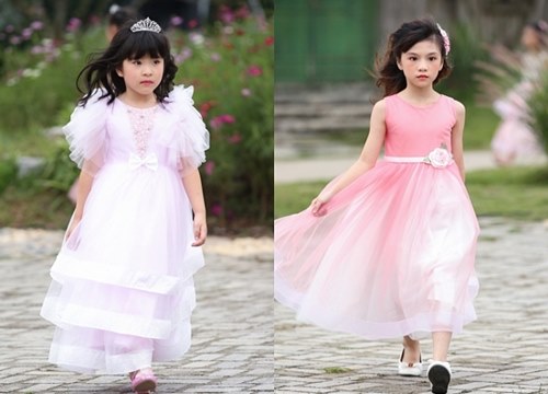 Con gái Xuân Lan hoá công chúa catwalk