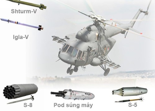 Infographic : Sức mạnh trực thăng "kẻ hủy diệt" Mi-8AMTSh tới Syria