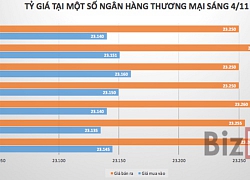 Tỷ giá trung tâm đang xu hướng giảm