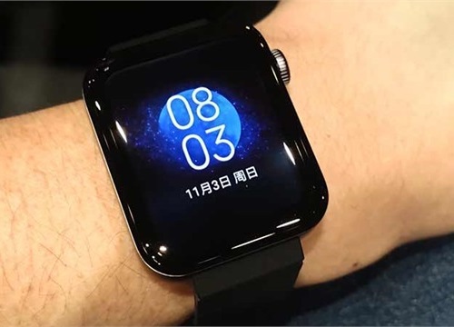 Xiaomi Mi Watch lộ ảnh thực tế, trông giống Apple Watch