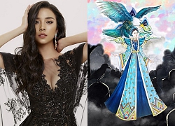 Á hậu Thúy An mang cả đại bàng lớn đang sải cánh vào Quốc phục chinh chiến Miss Intercontinental 2019