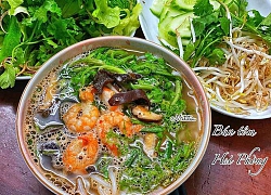 Bún tôm chuẩn vị Hải Phòng cực ngon lại dễ làm, chồng con vừa ăn vừa xuýt xoa