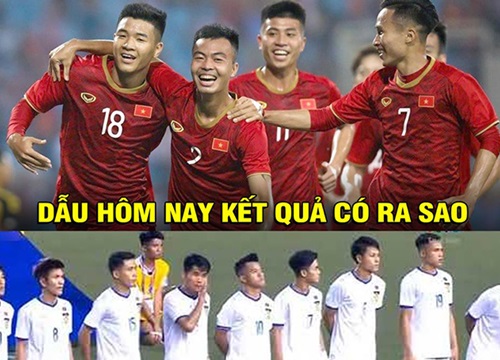 U22 Việt Nam hủy diệt U22 Lào, dân mạng chế ảnh "mãi là anh em"