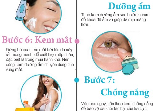 7 bước dưỡng da cần thiết trong mùa đông