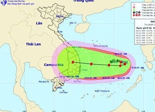 Bão NAKRI (bão số 6) có đường đi rất dị thường và vô cùng nguy hiểm!