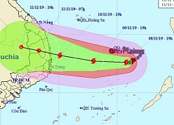 Bão Nakri giật cấp 15 đang hướng vào Nam Trung Bộ