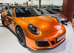 Chán màu gốc giá ngàn USD, đại gia Việt thay áo cho Porsche 911 Targa 4 GTS độc nhất Việt Nam