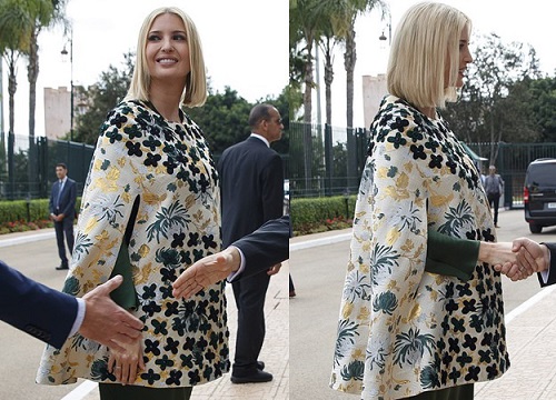 Dự tiệc tại cung điện hoàng gia, Ivanka Trump bị chê xuống sắc với vẻ ngoài kỳ lạ, nghi vấn mang thai lần 4