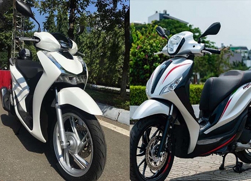 Giá trên 70 triệu, chọn Honda SH 2020 hay Piaggio Medley?