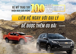 Giá xe Chevrolet Colorado và Trailblazer tiếp tục giảm trăm triệu trong tháng 11/2019