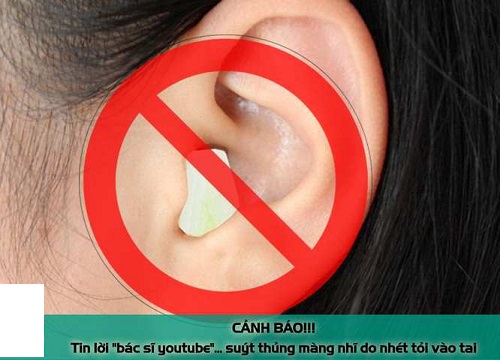 Tin lời "bác sĩ youtube" nam thanh niên suýt thủng mảng nhĩ vì nhét tỏi vào tai chữa bệnh