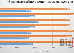 Tỷ giá trung tâm nhích nhẹ ở vùng thấp