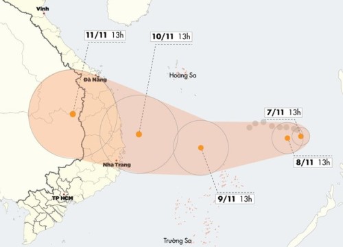 Vì sao bão số 6 liên tục mạnh lên, di chuyển khó lường?