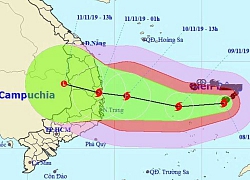 Bão số 6 cực mạnh hướng vào 7 tỉnh miền Trung