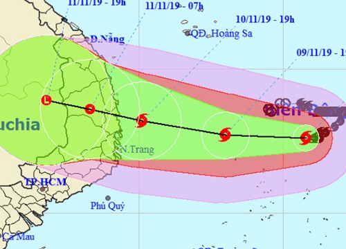 Dự báo thời tiết 9/11, bão số 6 giật cấp 15, biển động dữ dội