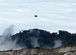 Liệu UFO hình đĩa tung hoành trên núi lửa Costa Rica?