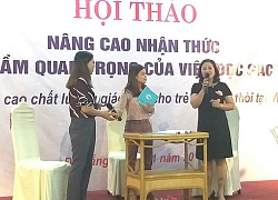 Nâng cao nhận thức về thói quen đọc sách cho trẻ