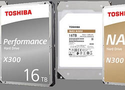 Toshiba công bố hàng loạt ổ cứng dung lượng đến 16TB