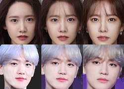 Trào lưu 'Bạn giống người nổi tiếng nào?' gây sốt Kbiz: Baekhyun (EXO) giống V (BTS)