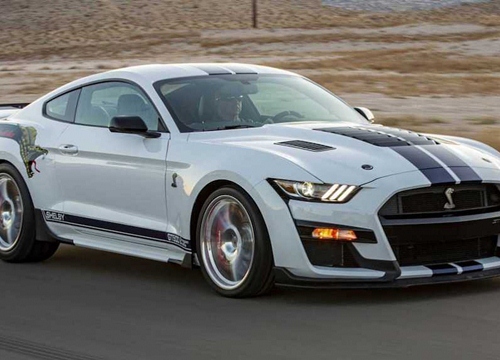 Vốn đã mạnh mẽ, "hổ mang chúa" Ford Mustang GT500 nay còn "hoá rồng" đả bại siêu xe!