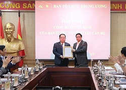 Ban Bí thư bổ nhiệm thêm Phó ban Tổ chức Trung ương