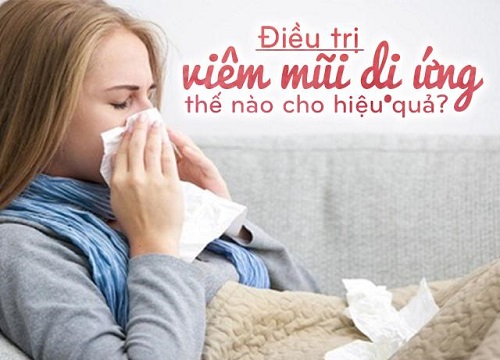 Điều trị viêm mũi dị ứng thế nào?