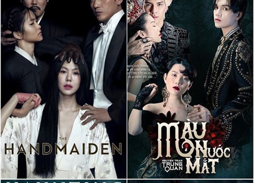 Poster 'Handmaiden' nổi đình nổi đám là thế, ekip của Nguyễn Trần Trung Quân có thể nào đừng bấu víu vào đó để ăn cắp ý tưởng được không?