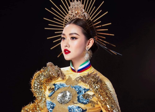 Trước giờ Chung kết Miss International, Tường San gặp sự cố gãy mấn áo dài trang phục dân tộc