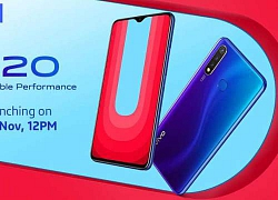 Vivo U20 với ba camera, chip Snapdragon 675 sẽ ra mắt vào 22/11